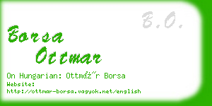 borsa ottmar business card